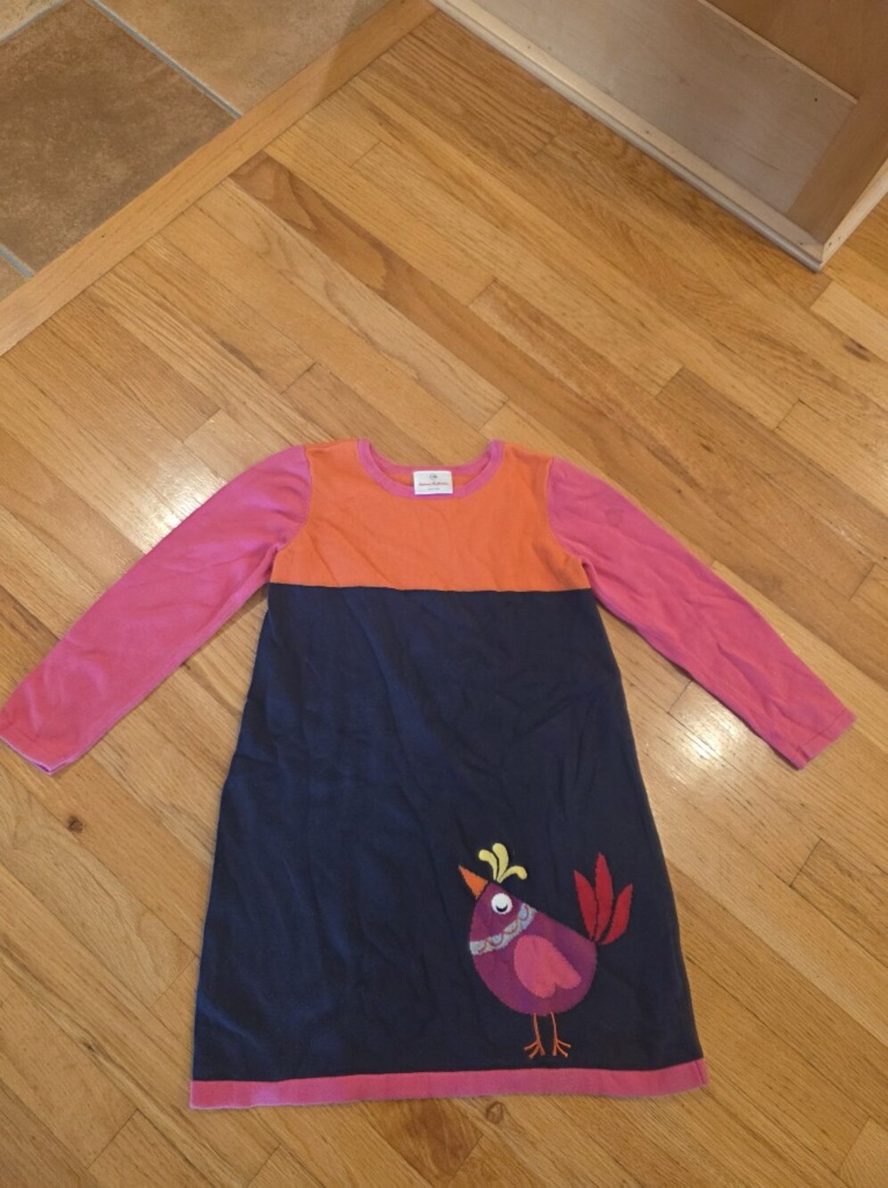 Hanna Andersson Owl Sweater Dress